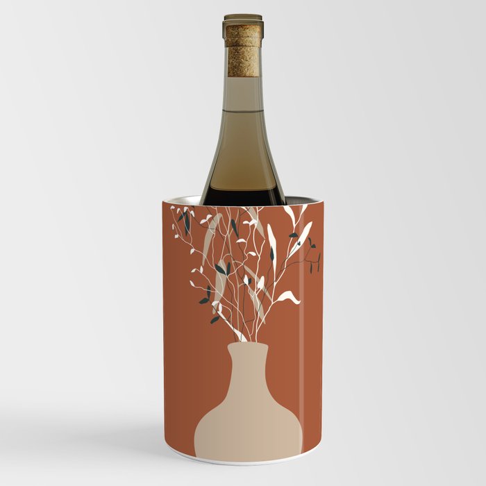 Boho Floral Vase Wine Chiller