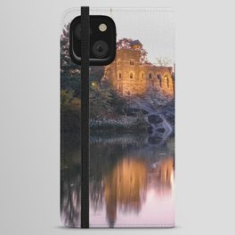 Belvedere Castle Central Park Night iPhone Wallet Case