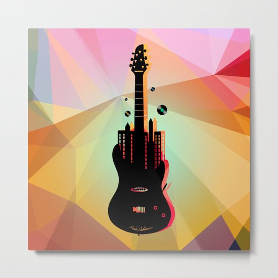 music Metal Print
