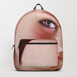 Pink Doll Face Backpack