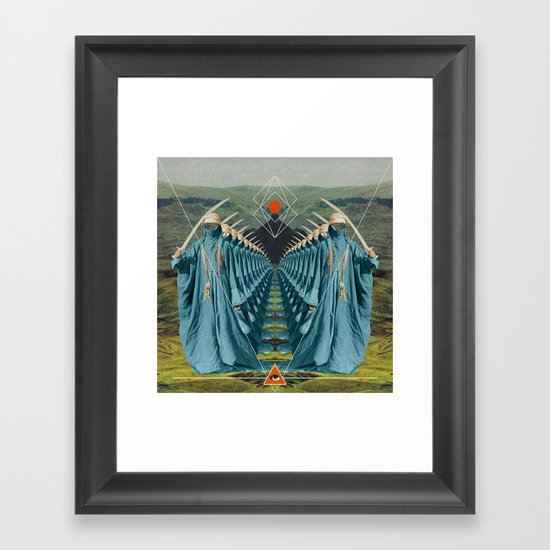 Waste Atlantic Framed Art Print