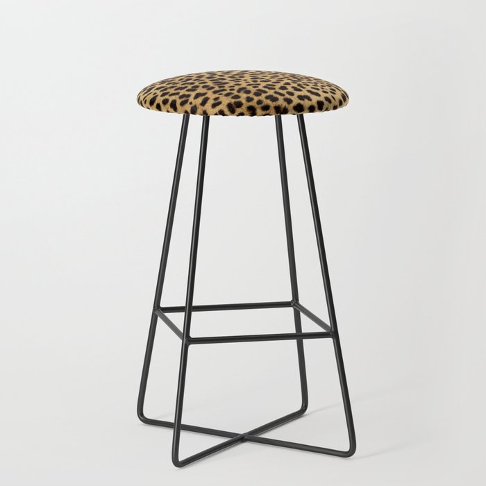 Cheetah Print Bar Stool