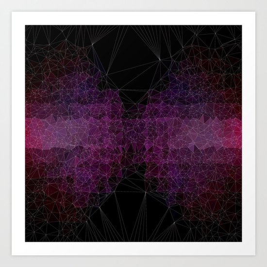 Abstract Polygons Art Print