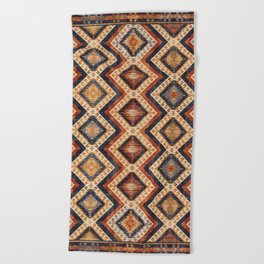 Traditional Vintage Southwestern Handmade Fabric Style Beach Towel