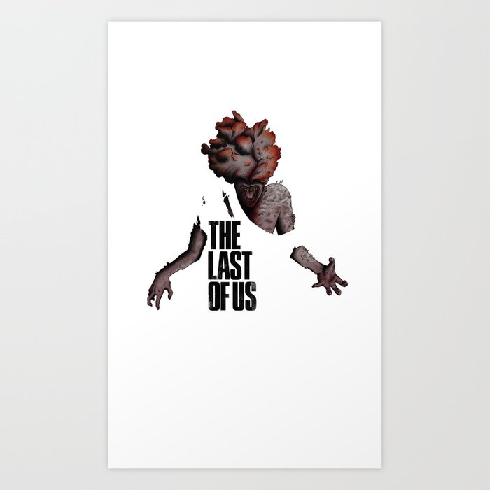 The Last of Us - Clicker cartoon/comic ver. (with TLOU logo) Poster for  Sale by ShapedCube