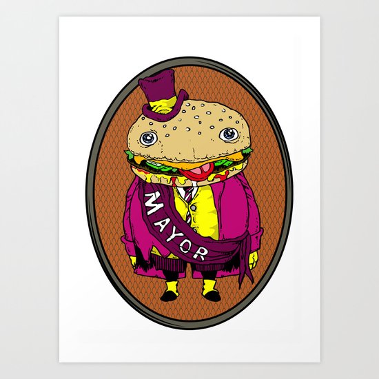 the mayor Art Print