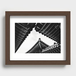 Rooftops Recessed Framed Print