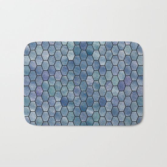Glitter Tiles VI Bath Mat