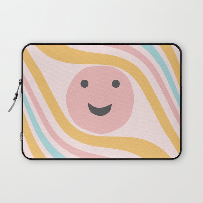 Retro Sun Wave Glam #2 #retro #decor #art #society6 Laptop Sleeve