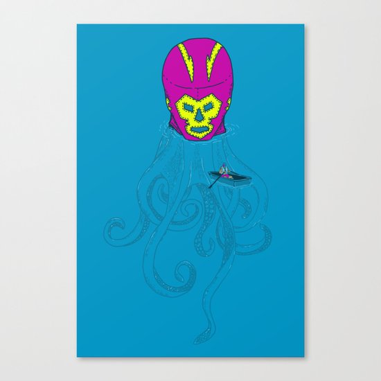 Trolling for a fight Canvas Print
