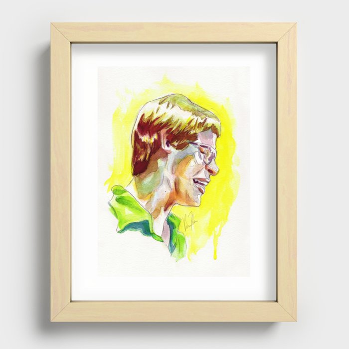 Hector Lavoe Recessed Framed Print