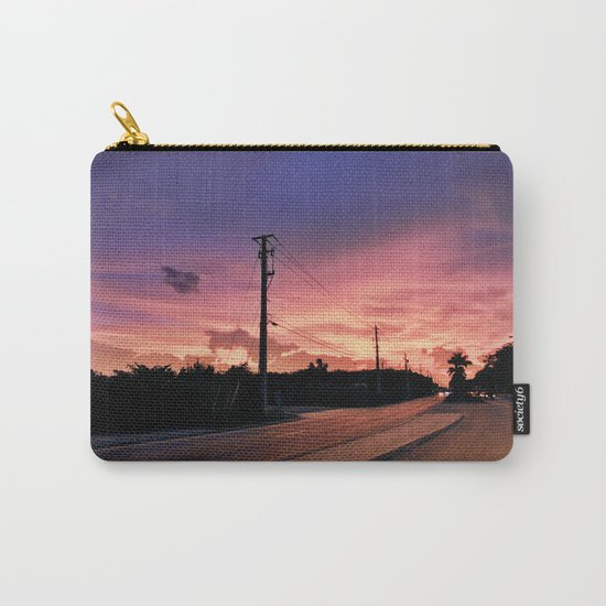 Miami Sunrise Carry-All Pouch