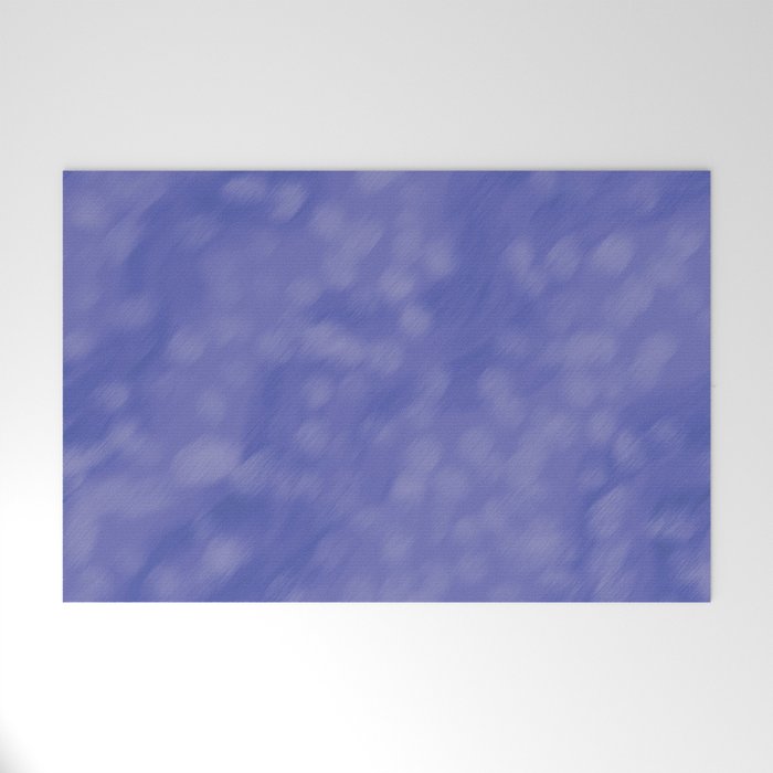 Lilac abstraction with blur Welcome Mat