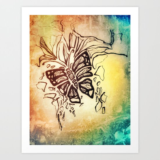 Summer colors Art Print
