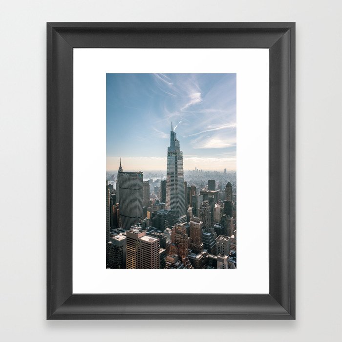 NYC Views | Skyscrapers in New York City | Travel Photography Framed Art Print