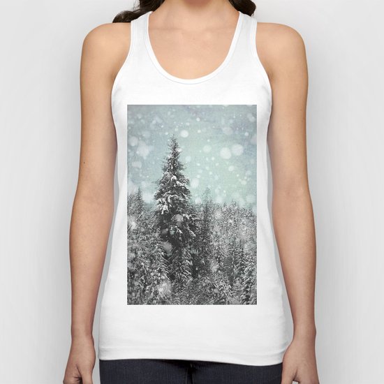 Snow Unisex Tank Top