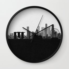 City Skylines: Singapore Wall Clock