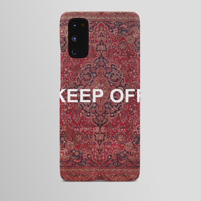 Antique oriental red carpet - keep off Android Case