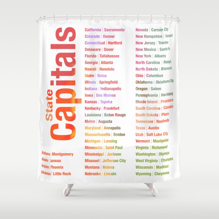 Washington capitals hot sale shower curtain