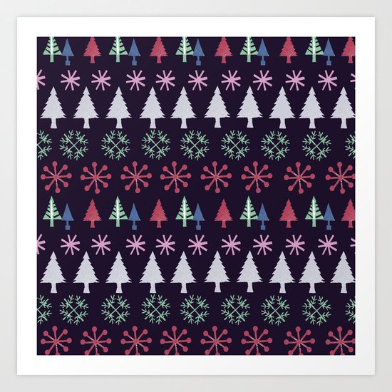 Christmas Design Art Print
