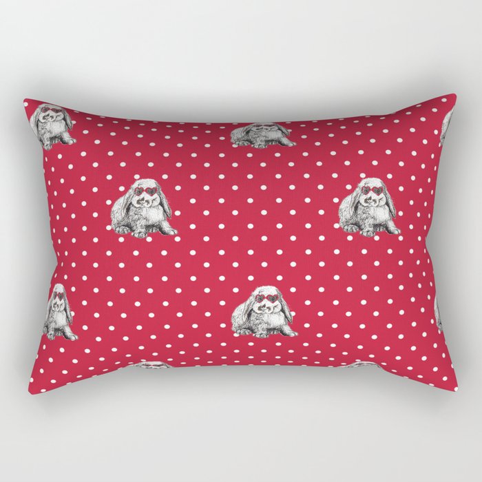Lolita Bunny Rectangular Pillow