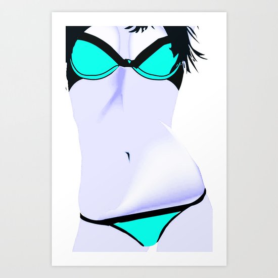 BIKINI Art Print