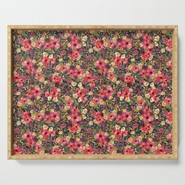 Beautiful flowers Serving Tray