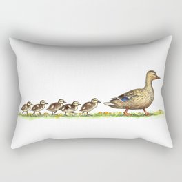 Ducks in a Row Rectangular Pillow