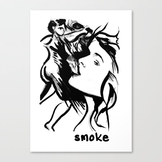 Smoke Canvas Print