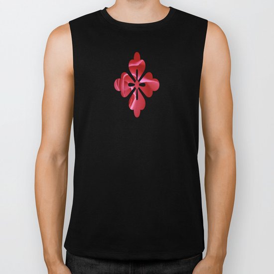 Pink Rose Biker Tank