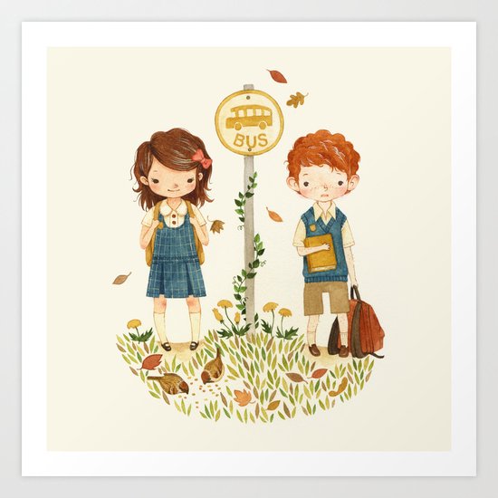 Back to School Art Print