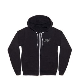 Vintage airplane Full Zip Hoodie