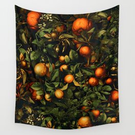 Vintage Fruit Pattern XX Wall Tapestry
