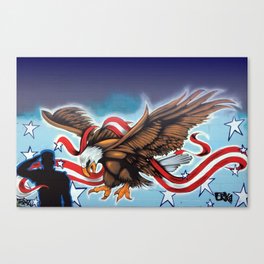 Liberty Eagle by Topaz Canvas Print