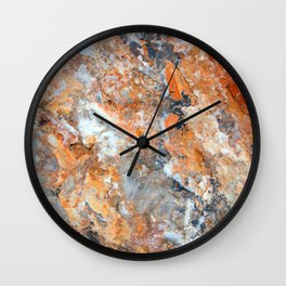 Rusty Rock Textures 47 Wall Clock