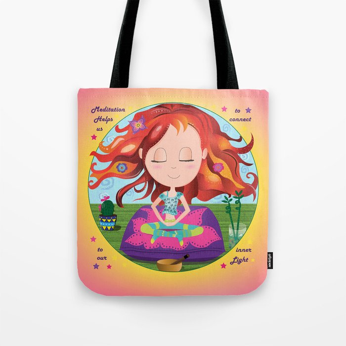 Meditation Ohm Zen Tote Bag