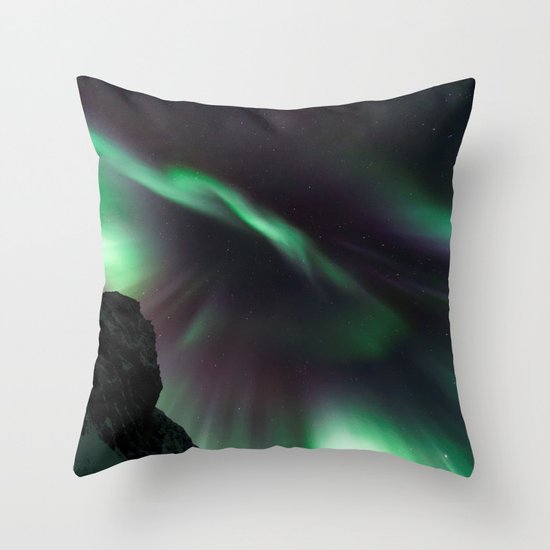 Aurora V Throw Pillow
