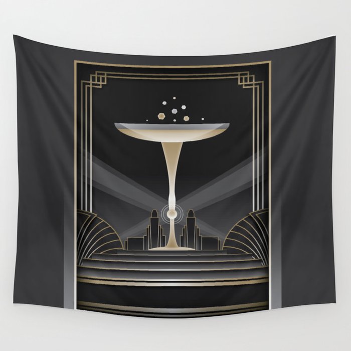 Art deco design VI Wall Tapestry