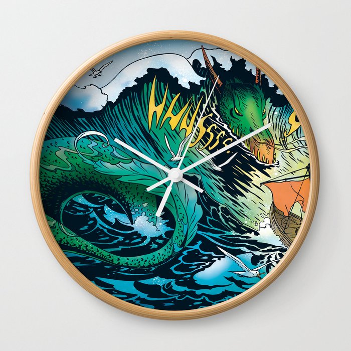 The Midgard Serpent Wall Clock