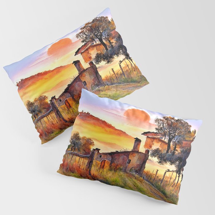 Landscapes of Tuscany Pillow Sham