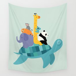 Travel Together Wall Tapestry