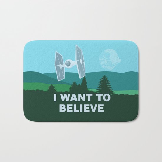 I WANT TO BELIEVE - Star Wars Bath Mat