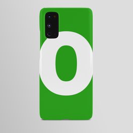 letter O (White & Green) Android Case
