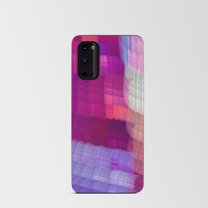 Purple Abstract Android Card Case
