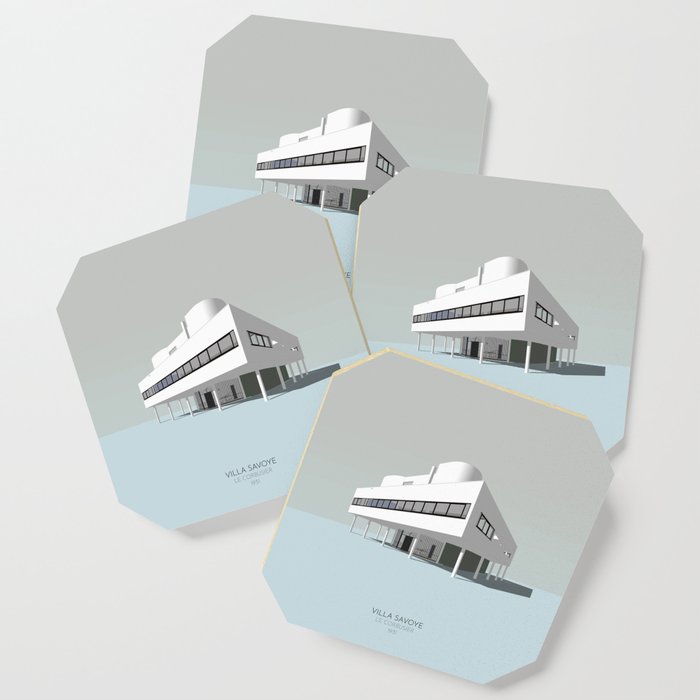 Villa Savoye - Le Corbusier Coaster
