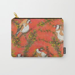 Goldfinches in Gorse Carry-All Pouch