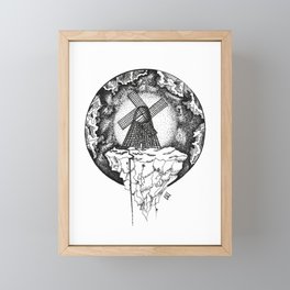 Windmill Framed Mini Art Print