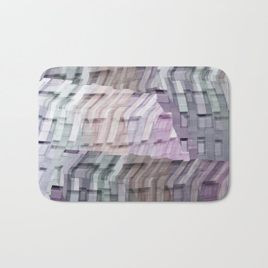 Abstract windows Bath Mat