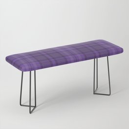 Purple Plaid Pattern Bench