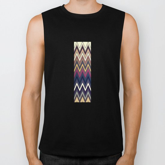 Pattern V Biker Tank